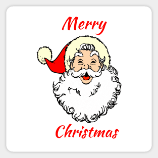 retro vintage pink santa claus Sticker